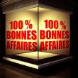 Adesivo Ligne 100% Bonnes Affaires - ambiance-sticker.com